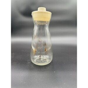 Pyrex Vintage  Carafe Glass Coffee Pot with Gold Accents